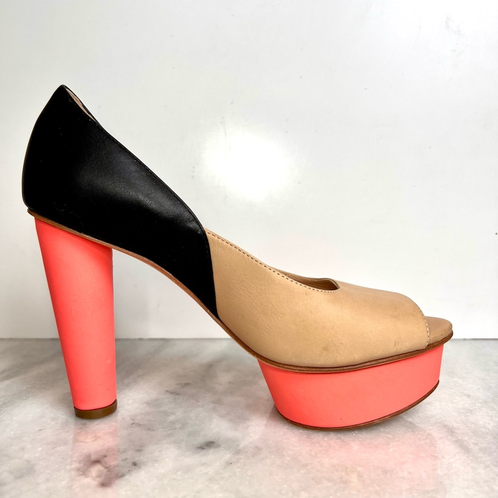 Loeffler Randall Color Block Platform Heels - image 8